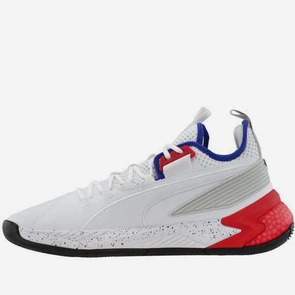 PUMA Basketball Uproar PA Palace White Red Blue Men 192776-01 - Picture 3 of 7
